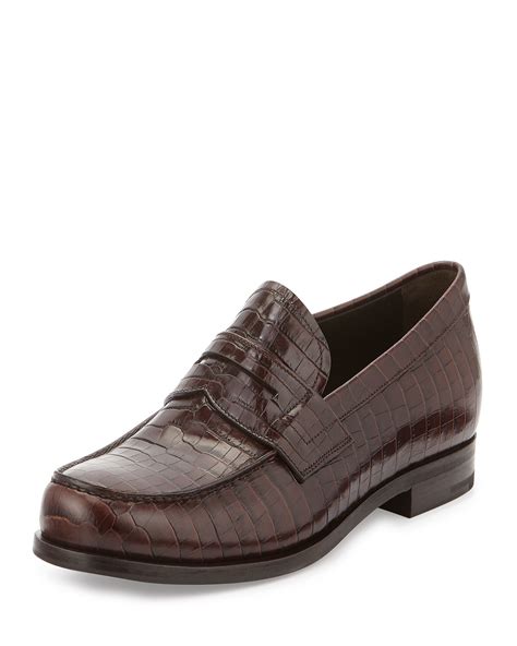 brown prada losfers|ladies Prada loafers.